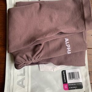 alphalete amplify leggings - passive purple